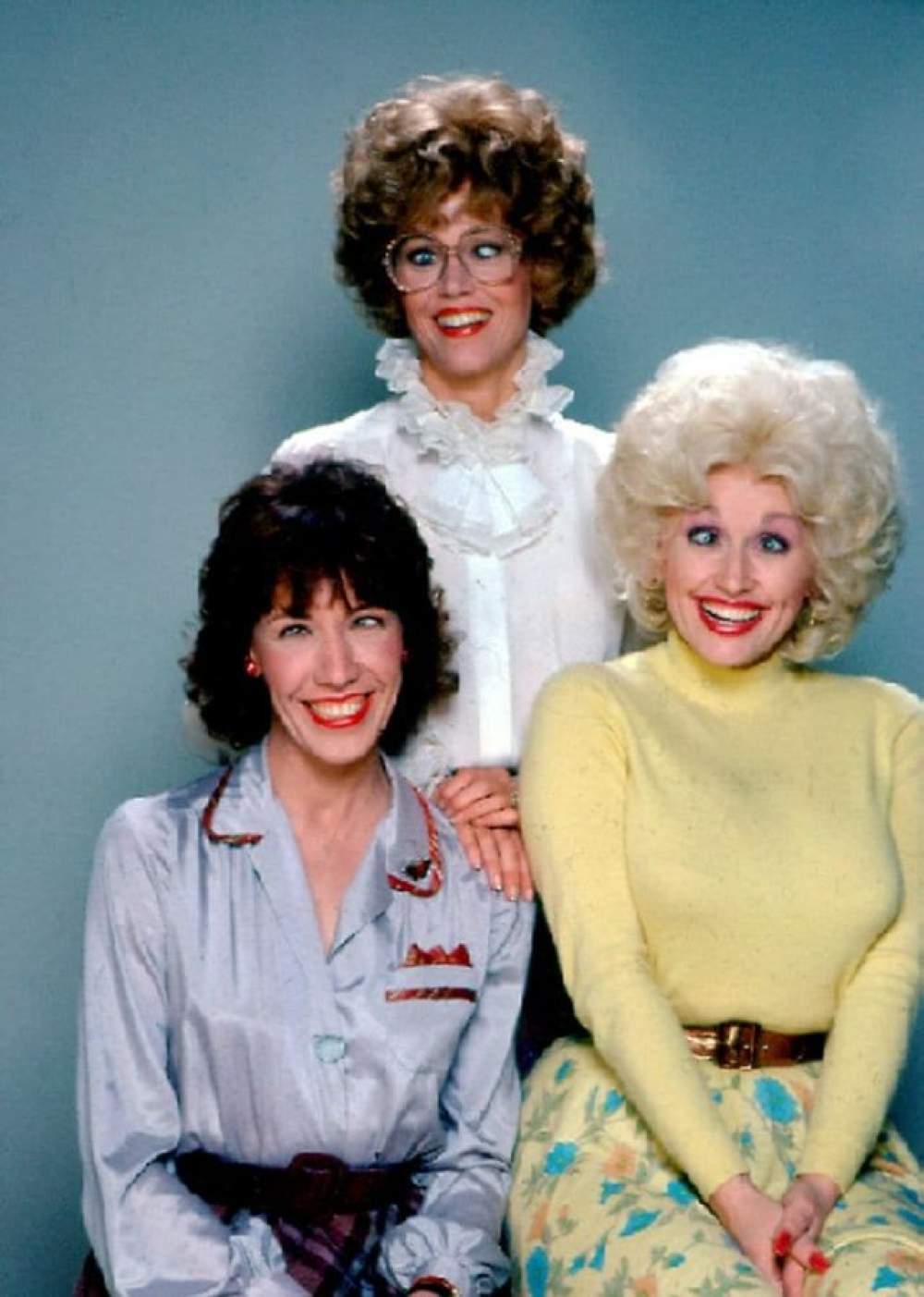 Dolly Parton, Jane Fonda y Lily Tomlin en '9 a 5'