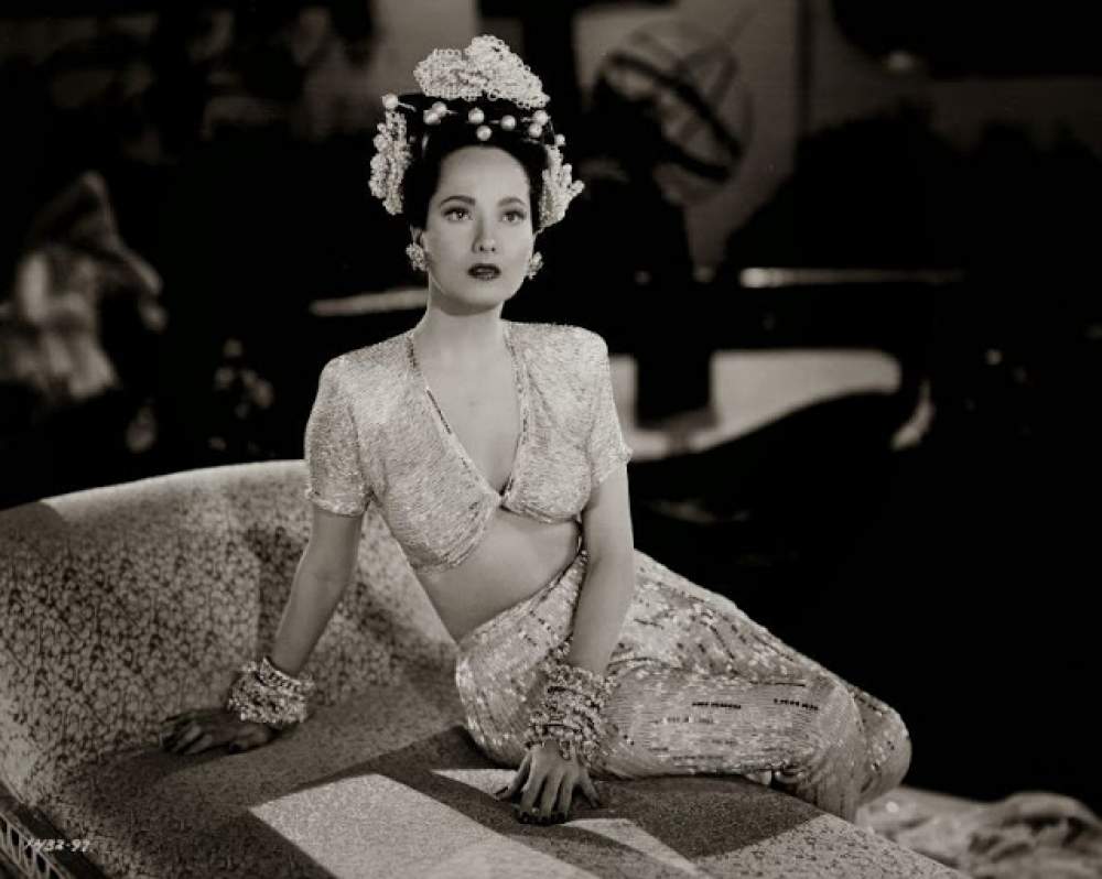 La actriz Merle Oberon