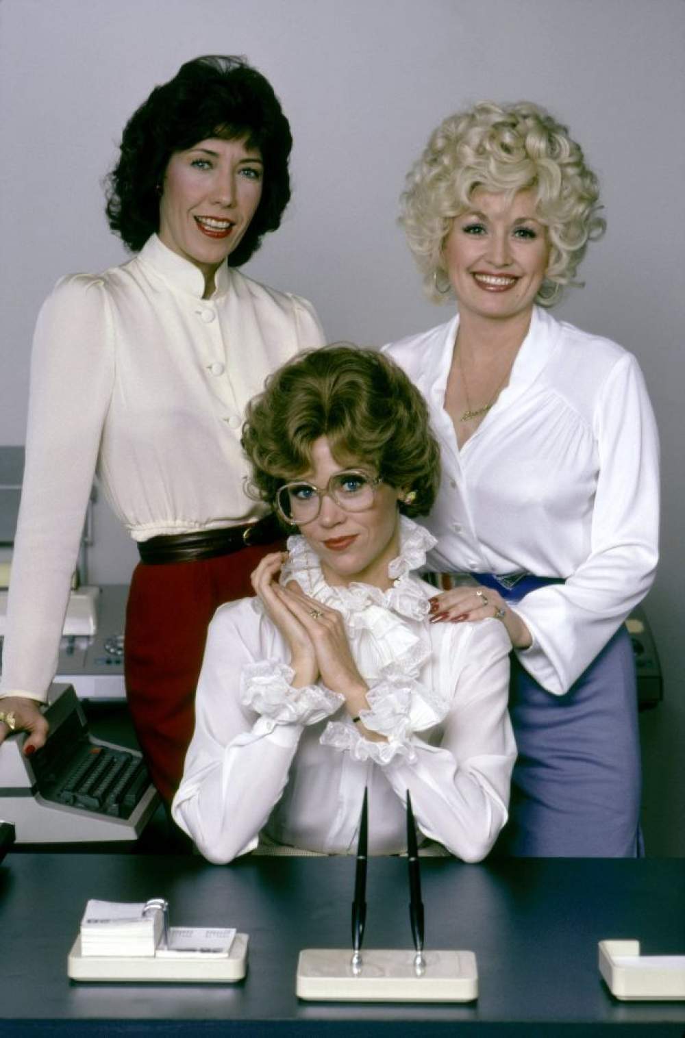 Dolly Parton, Jane Fonda y Lily Tomlin en '9 a 5'