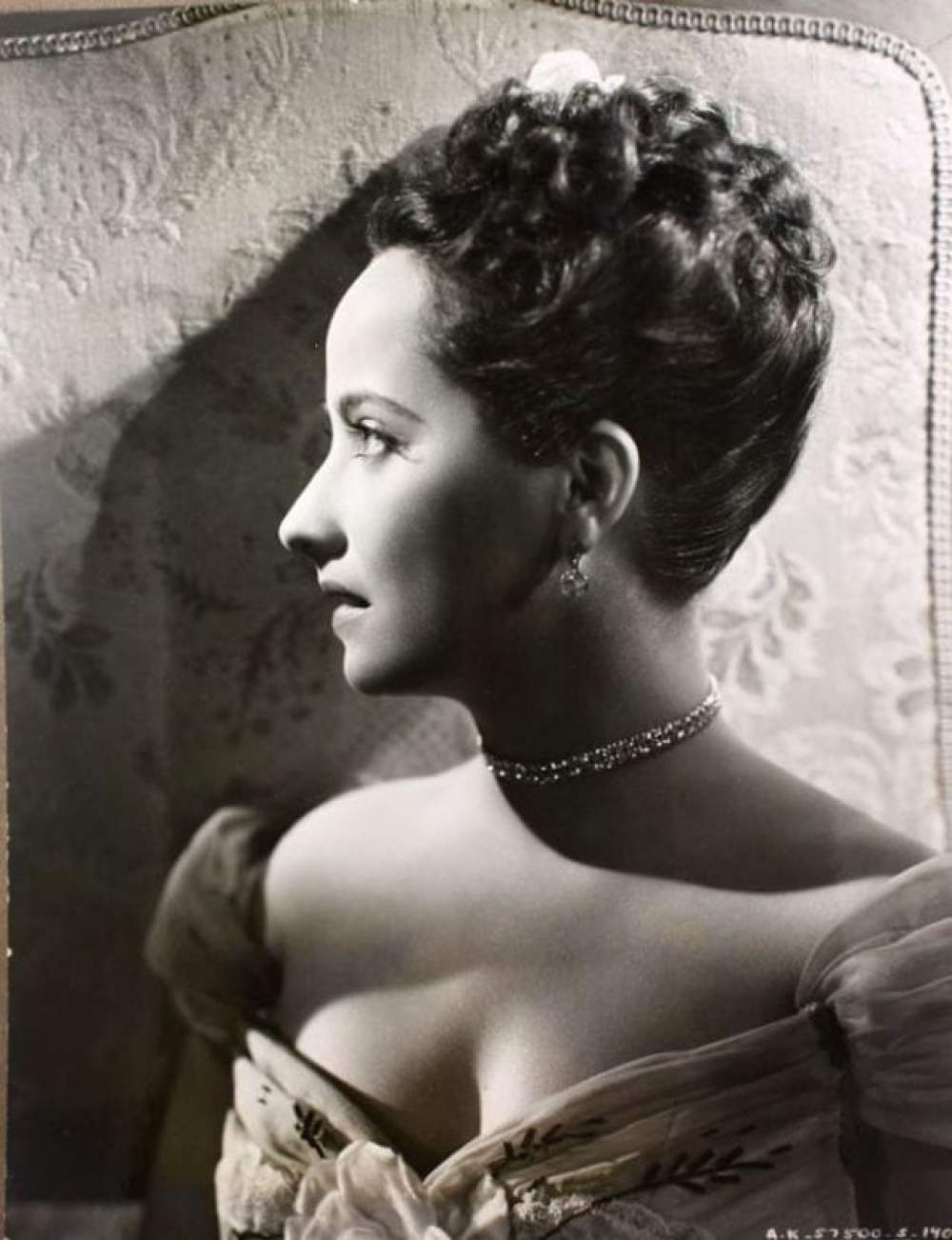 La actriz Merle Oberon