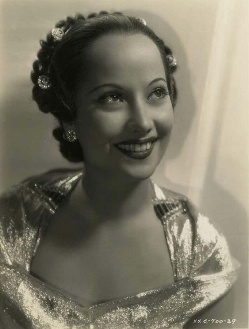 La actriz Merle Oberon