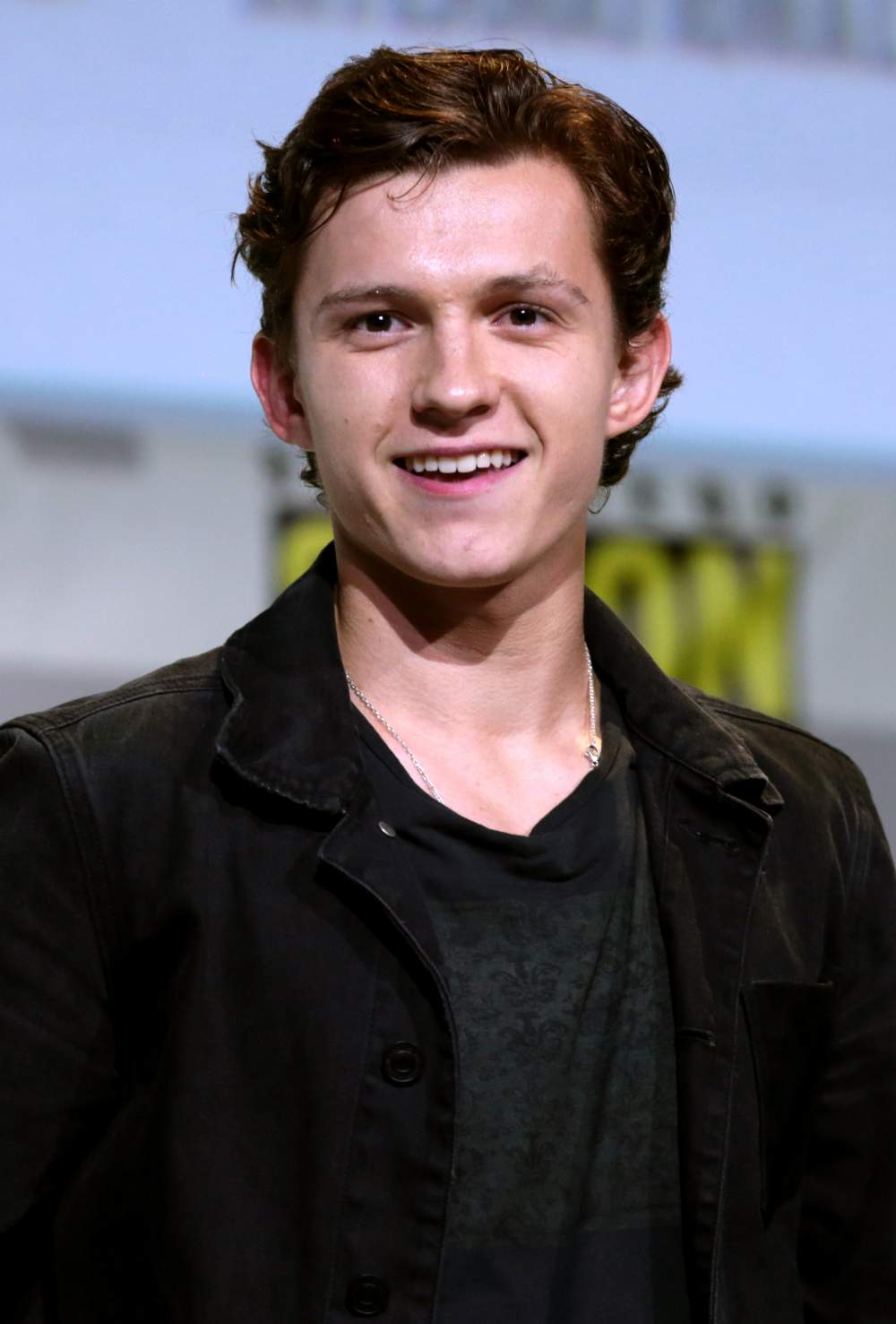 Tom Holland trata de sacar una paloma de su casa
