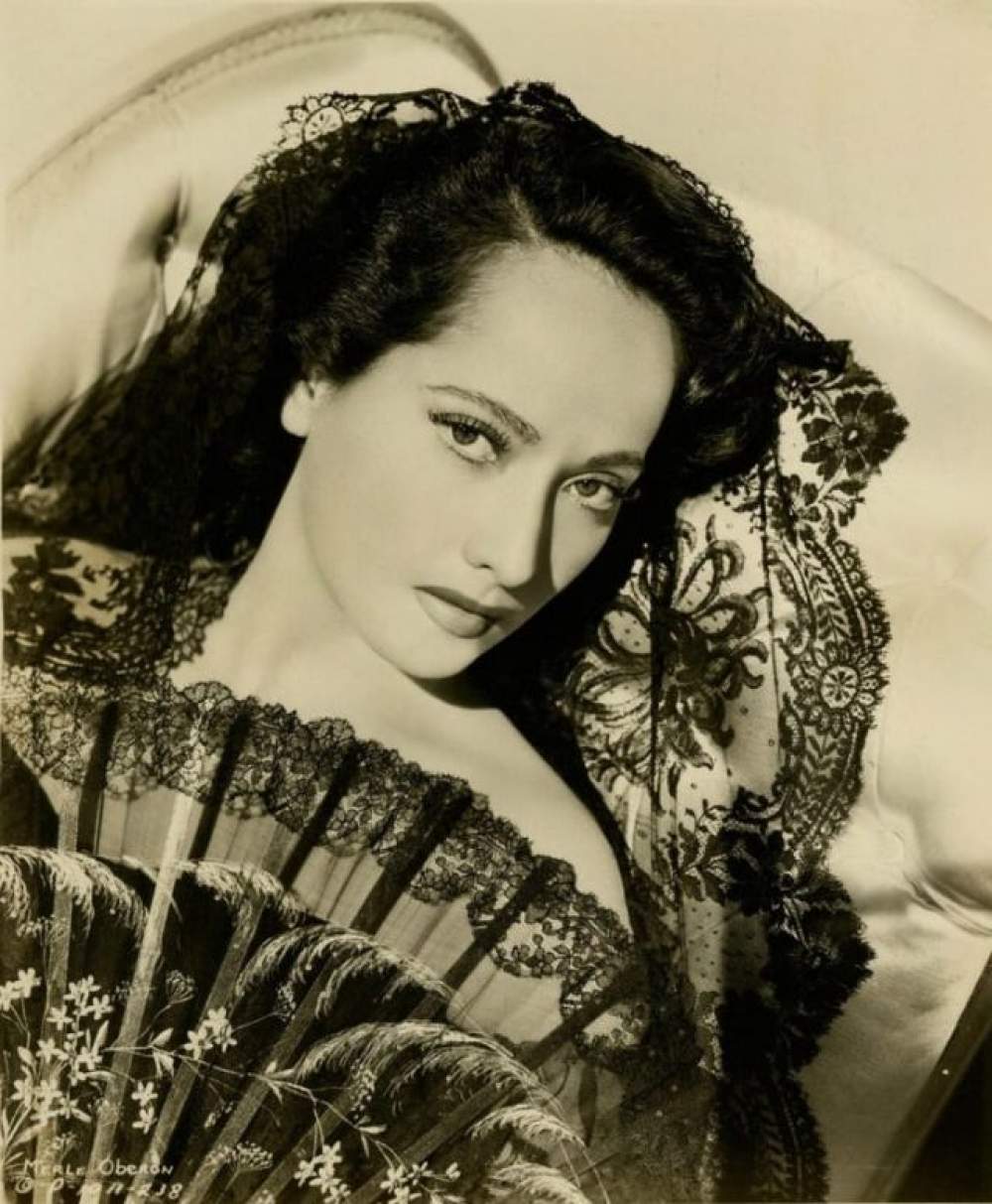 La actriz Merle Oberon