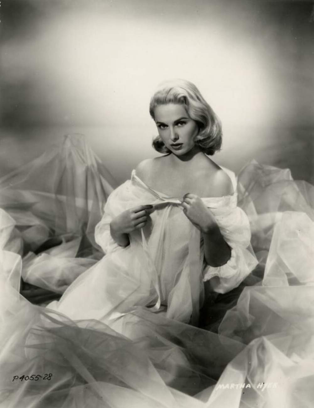 La actriz actriz tejana Martha Hyer 