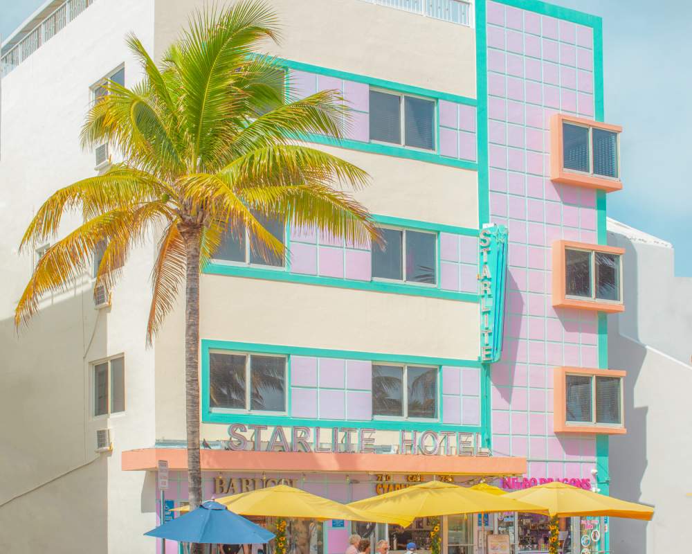 Colores vibrantes de Miami Beach