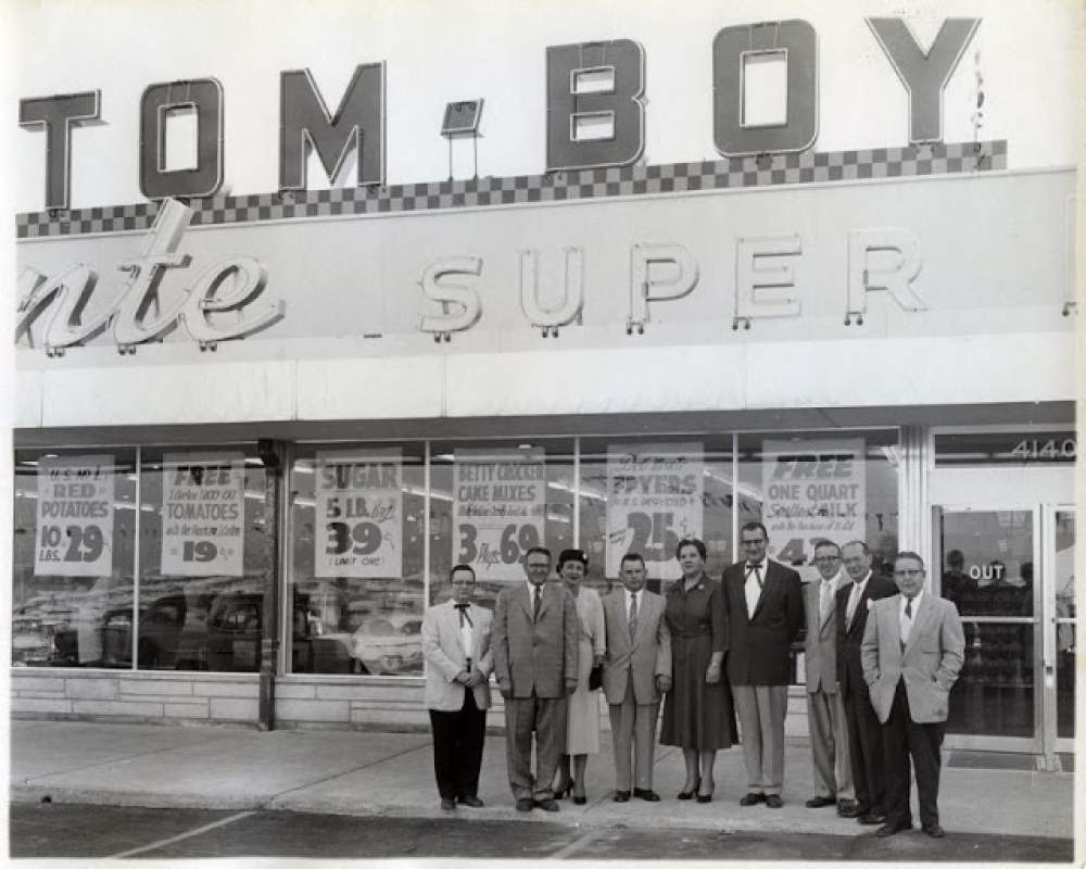 Los supermercados en los años 50s