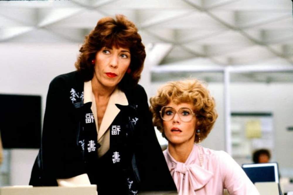 Dolly Parton, Jane Fonda y Lily Tomlin en '9 a 5'