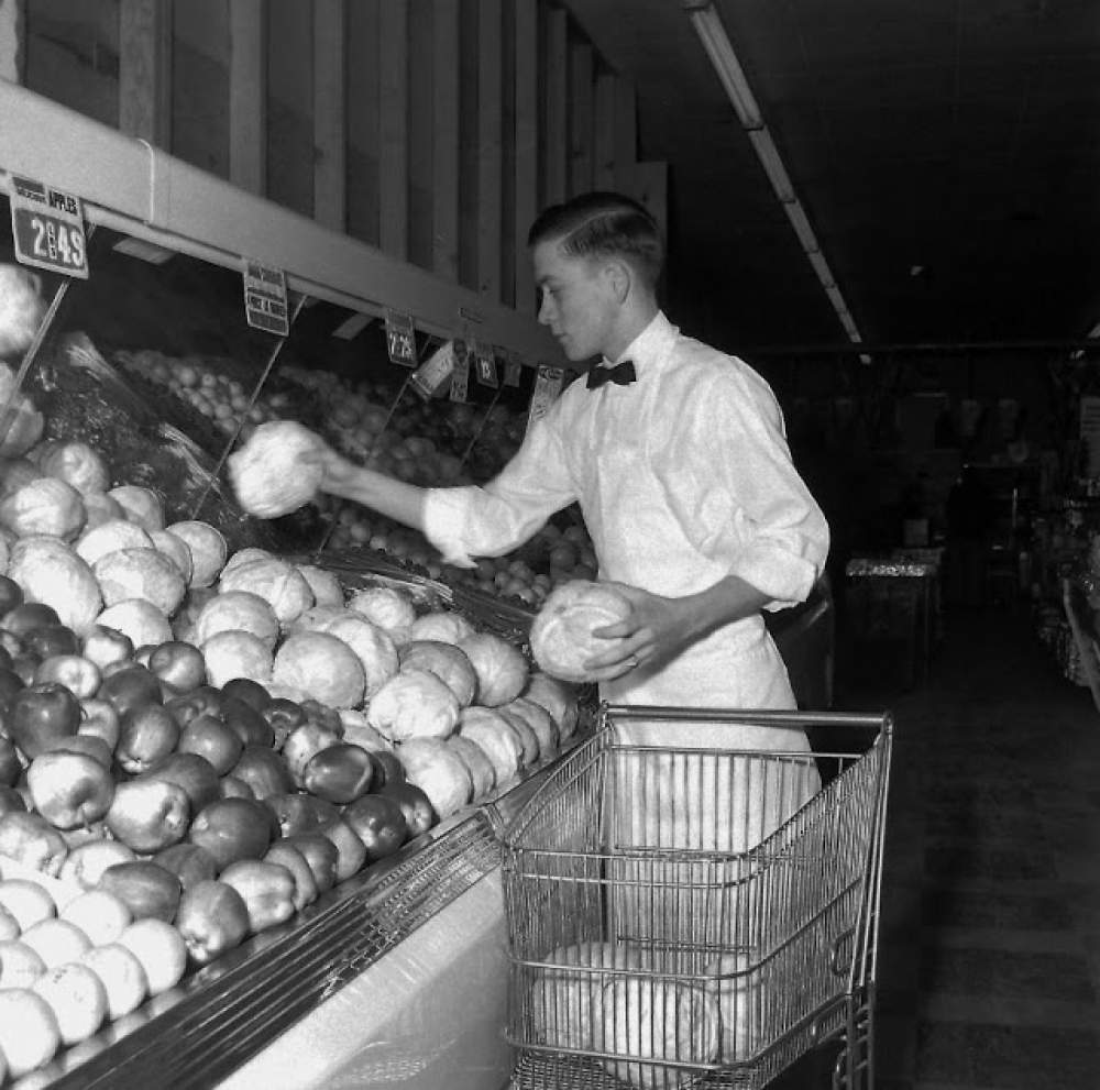 Los supermercados en los años 50s