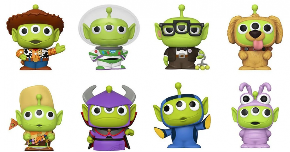 Pixar Toy Story 25th Anniversary Alien Remix Funko Pops are Live