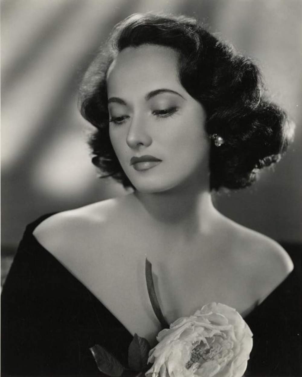 La actriz Merle Oberon