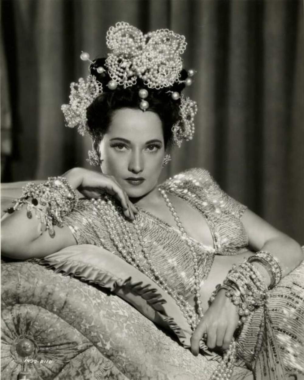 La actriz Merle Oberon