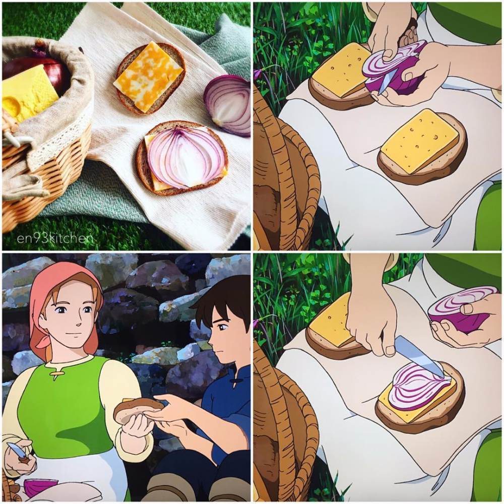 La comida de los animes 