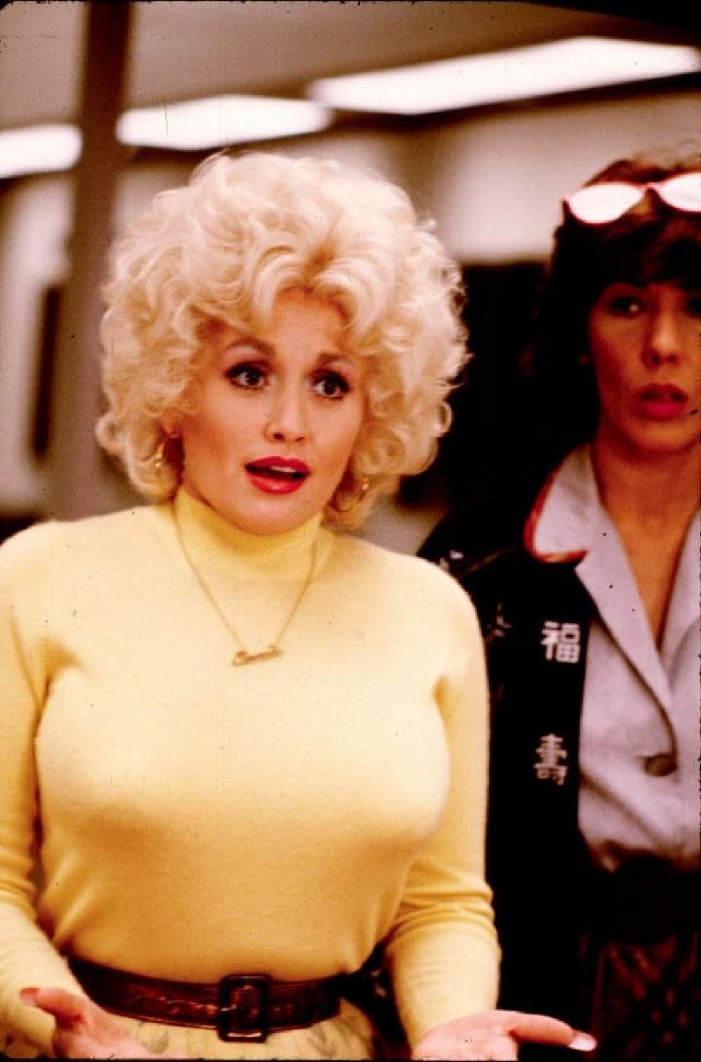 Dolly Parton, Jane Fonda y Lily Tomlin en '9 a 5'