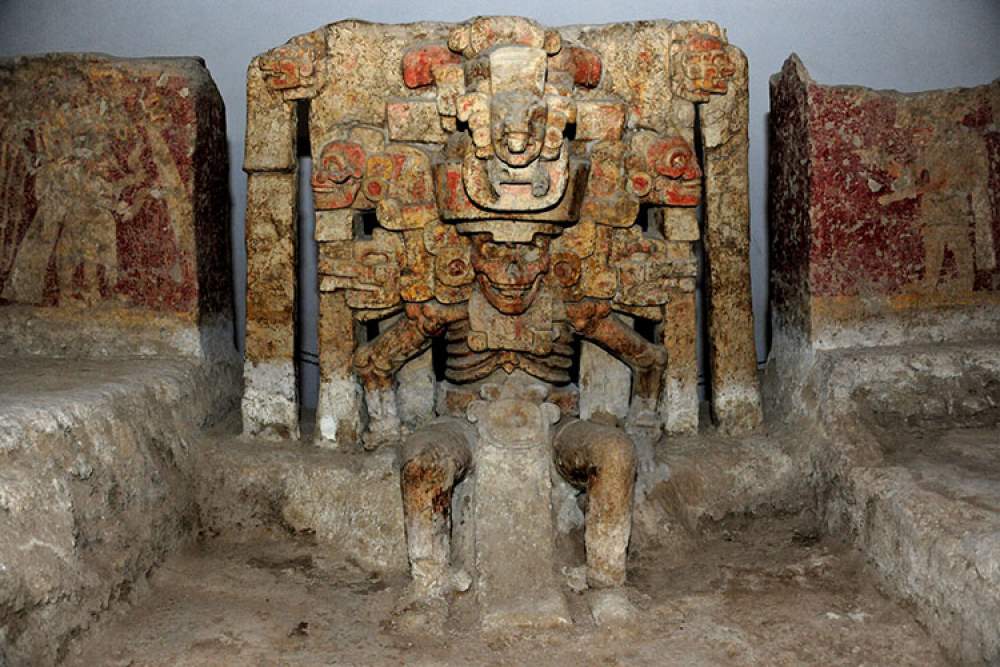 Crean altar para adorar a Mictlantecuhtli