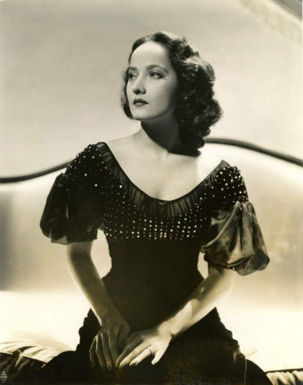 La actriz Merle Oberon