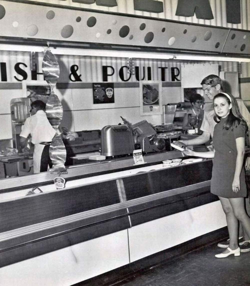 Los supermercados en los años 50s