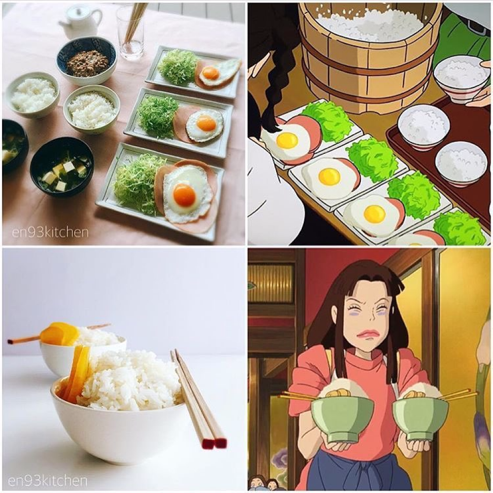 La comida de los animes 