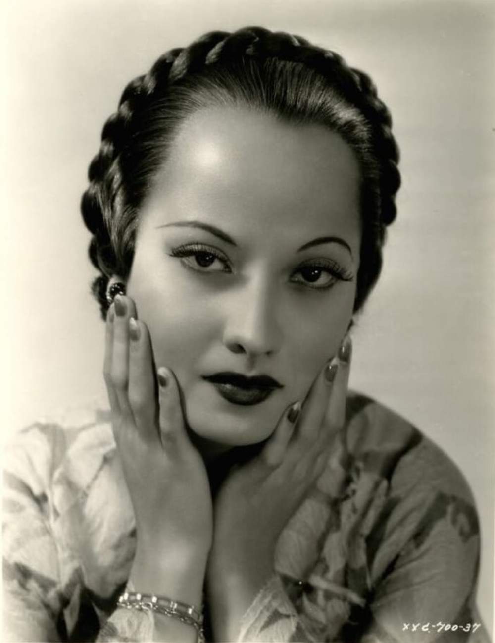 La actriz Merle Oberon