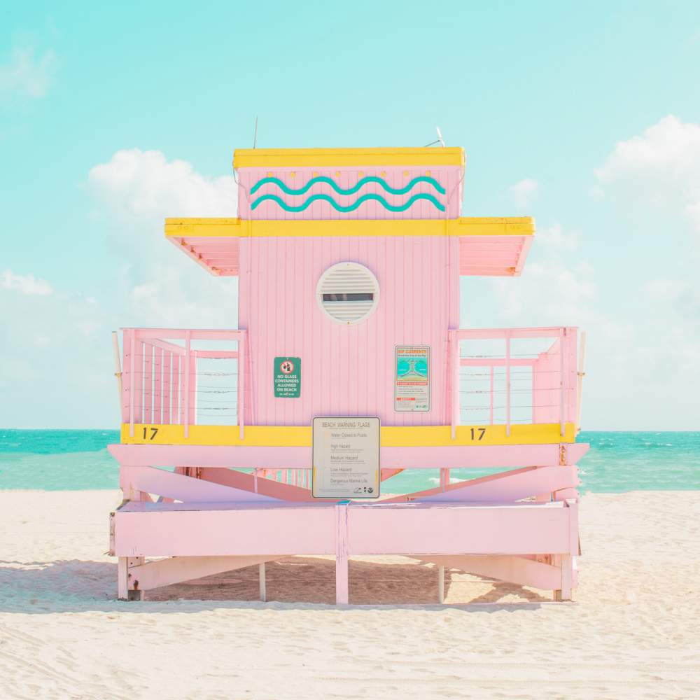 Colores vibrantes de Miami Beach