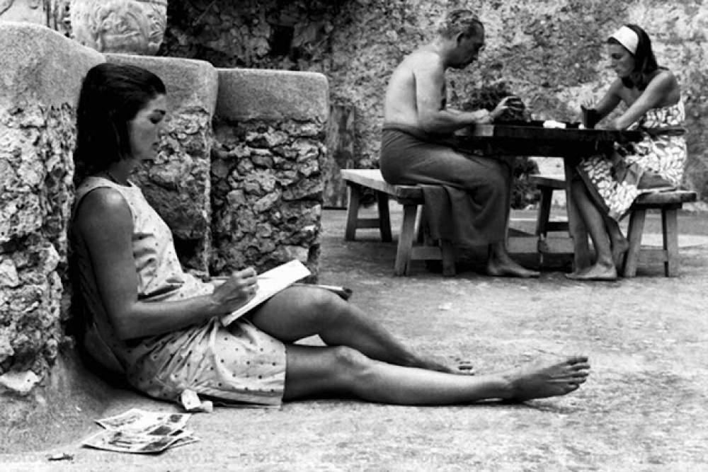Jackie Kennedy de vacaciones