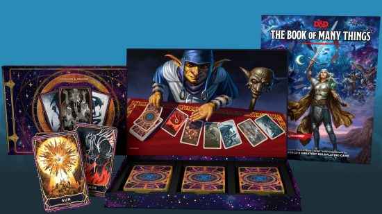 The Book of Many Things complementa al deck en DND 