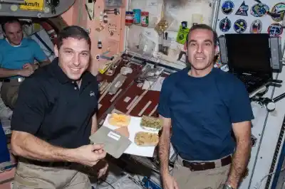 Celebraciones de Acción de Gracias en el espacio