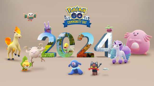 Los Pokémon de los Días de la Comunidad de 2024 