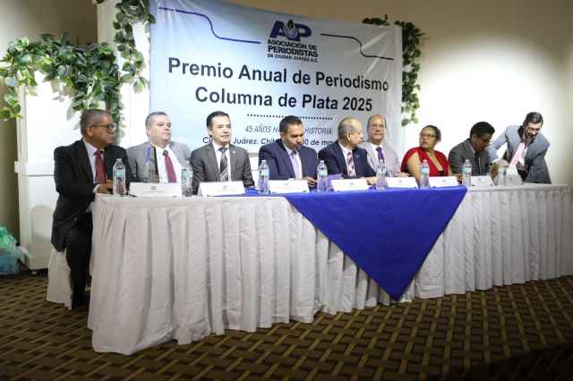 Premio Columna de Plata 2025 reconoce la excelencia periodística en Ciudad Juárez