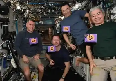 Halloween en la Estación Espacial Internacional