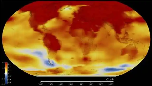 La NASA confirma que 2024 fue el año más cálido registrado