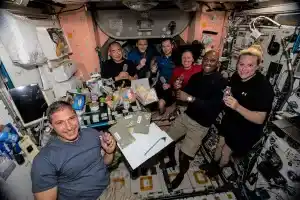 Celebraciones de Acción de Gracias en el espacio