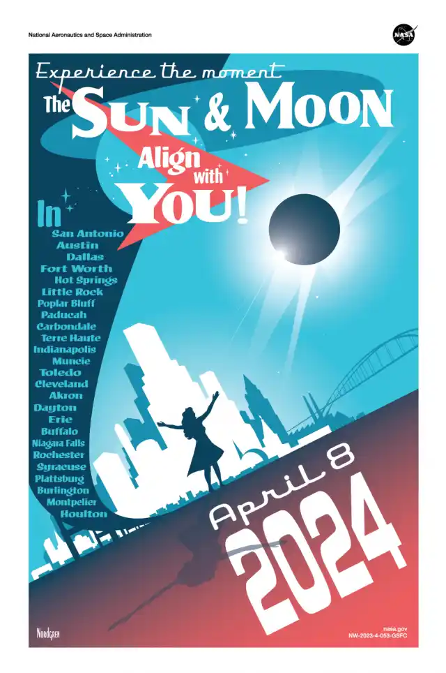 Artistas diseñan posters con magia de los eclipses 