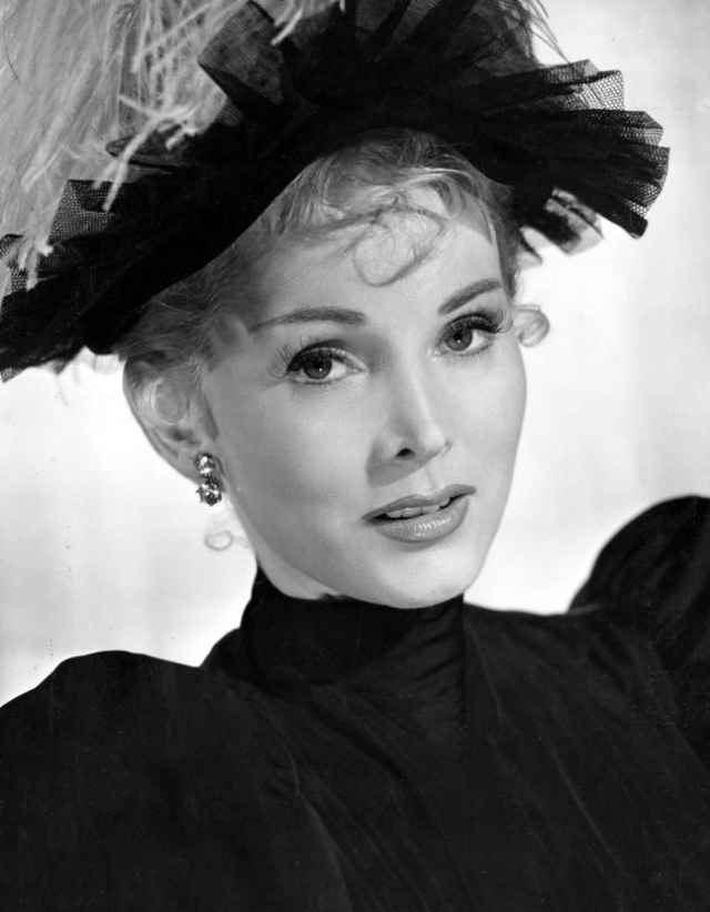 La joven y glamurosa Zsa Zsa Gabor