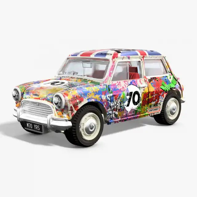 Matchbox lanza un Mini Cooper en colaboración con Mr. Brainwash