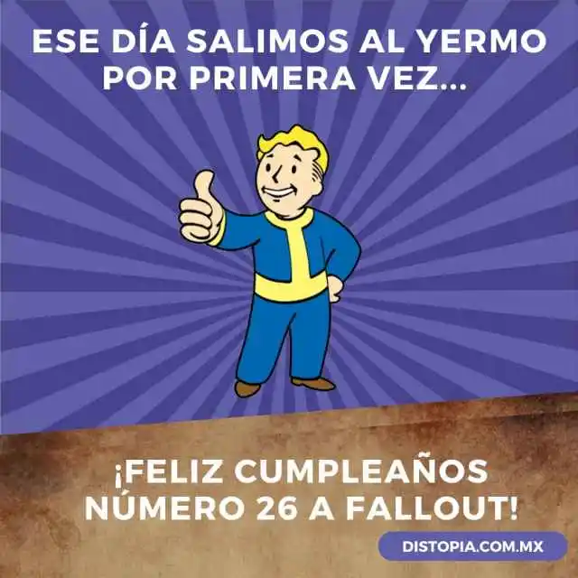 Fallout celebra su aniversario 26