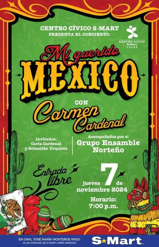 Carmen Cardenal Presenta a sus Hijos en Concierto