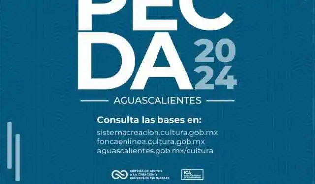 El Sistema Creación y el gobierno de Aguascalientes publican la convocatoria Pecda 2024