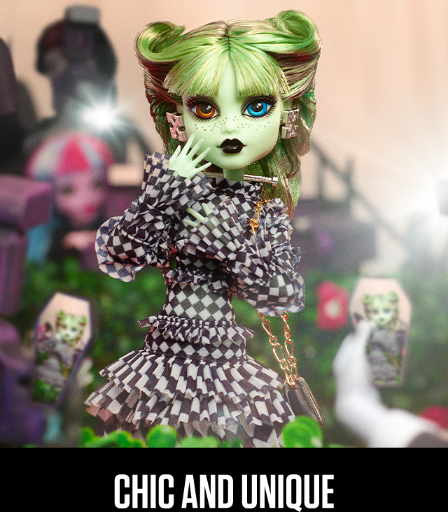 Monster High lanza Harmonie Ghoul con Off-White