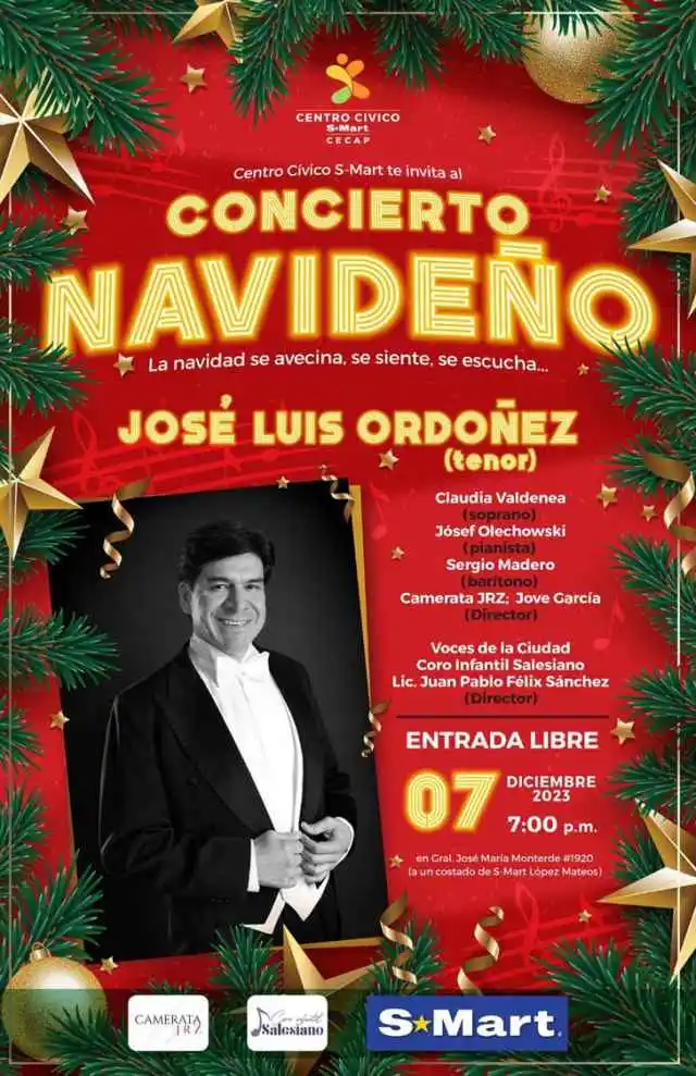 Concierto navideño con José Luis Ordoñez