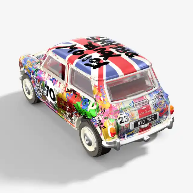 Matchbox lanza un Mini Cooper en colaboración con Mr. Brainwash