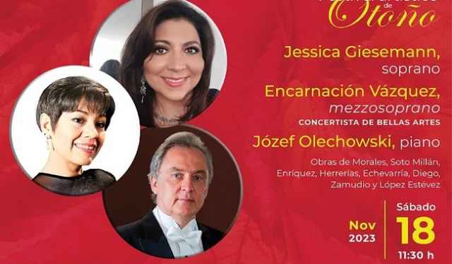 Jessica Giesemann, Encarnación Vázquez y Józef Olechowski ofrecerán concierto