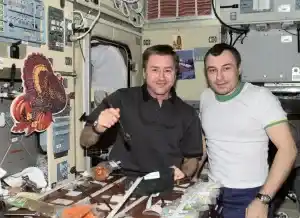 Celebraciones de Acción de Gracias en el espacio