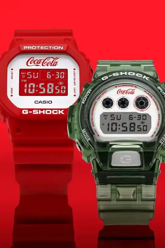 Casio presenta relojes inspirados en Coca-Cola