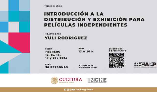 El Imcine ofrecerá talleres gratuitos de formación cinematográfica durante 2024