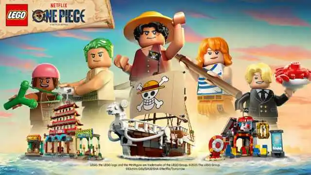 LEGO y Netflix revelan un tesoro de sets de ONE PIECE