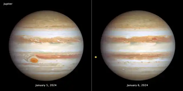 Hubble rastrea el clima tormentoso de Júpiter