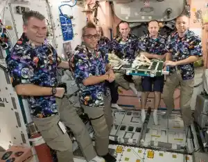 Celebraciones de Acción de Gracias en el espacio