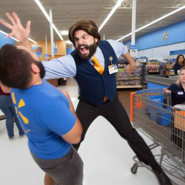 Como se ve la genete de Walmart según la IA