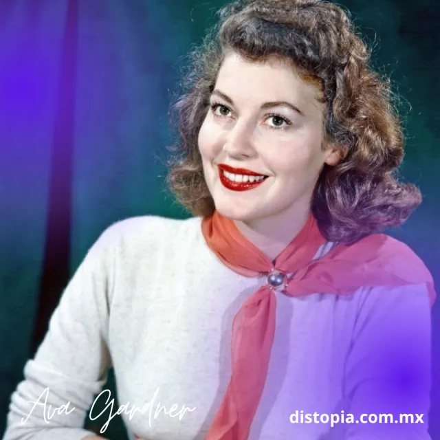  La actriz y cantante estadounidense Ava Gardner