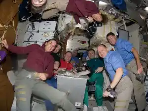 Celebraciones de Acción de Gracias en el espacio